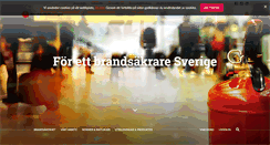 Desktop Screenshot of brandskyddsforeningen.se